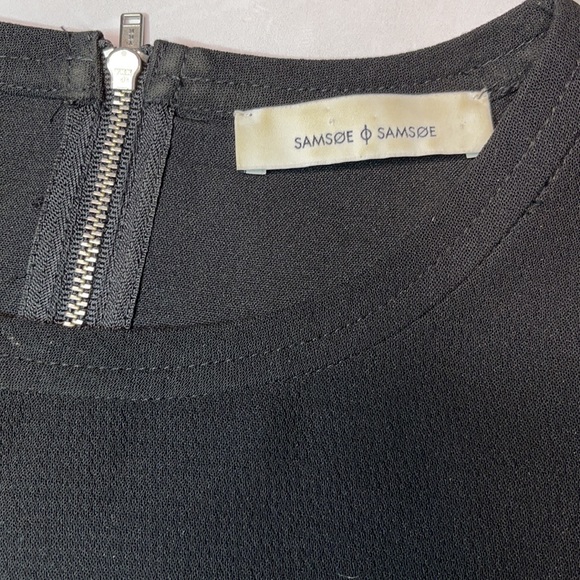 Samsoe & Samsoe Minnie Relaxed Dress, Black Size S - Picture 4 of 6